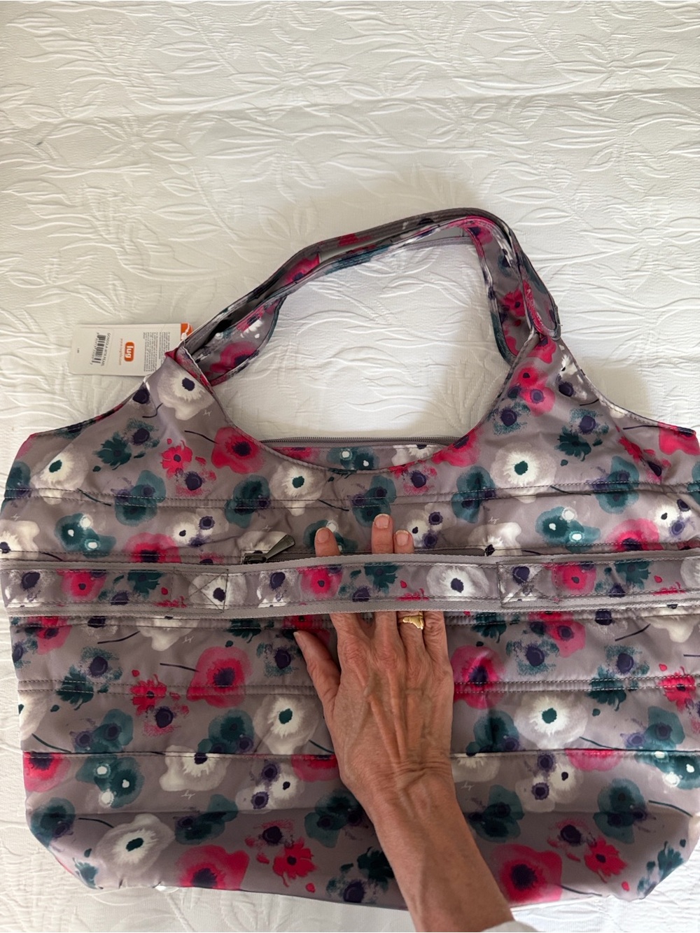 NWT Lug Gondola Tote Bag in Water Color Pearl - Picture 4 of 10